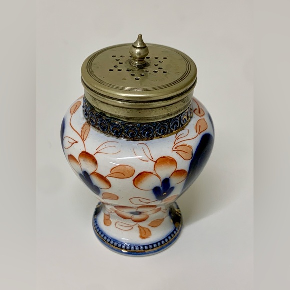 19th Century Antique EPNS Gaudy Welsh Unrecorded Pattern Sterling Lid Salt Shake - Picture 4 of 14